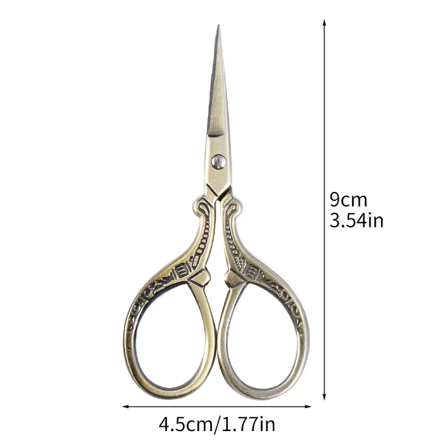 Classic mini Embroidery Scissors, small scissors clippers,Leather