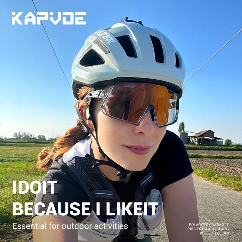 SCVCN Photochromic Cycling Glasses UV400 MTB Clear Mountain Bike Transition Bicycle Sunglasses for Men Women Sports Eyewear