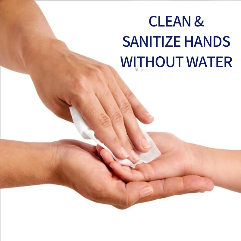 Hand and Mouth Wipes Hypoallergenic Hand & Mouth Wipes 64 Sheets Thick & Moisturizing Cloth Portable Travel Pack 8 Packs Sensitive Skin