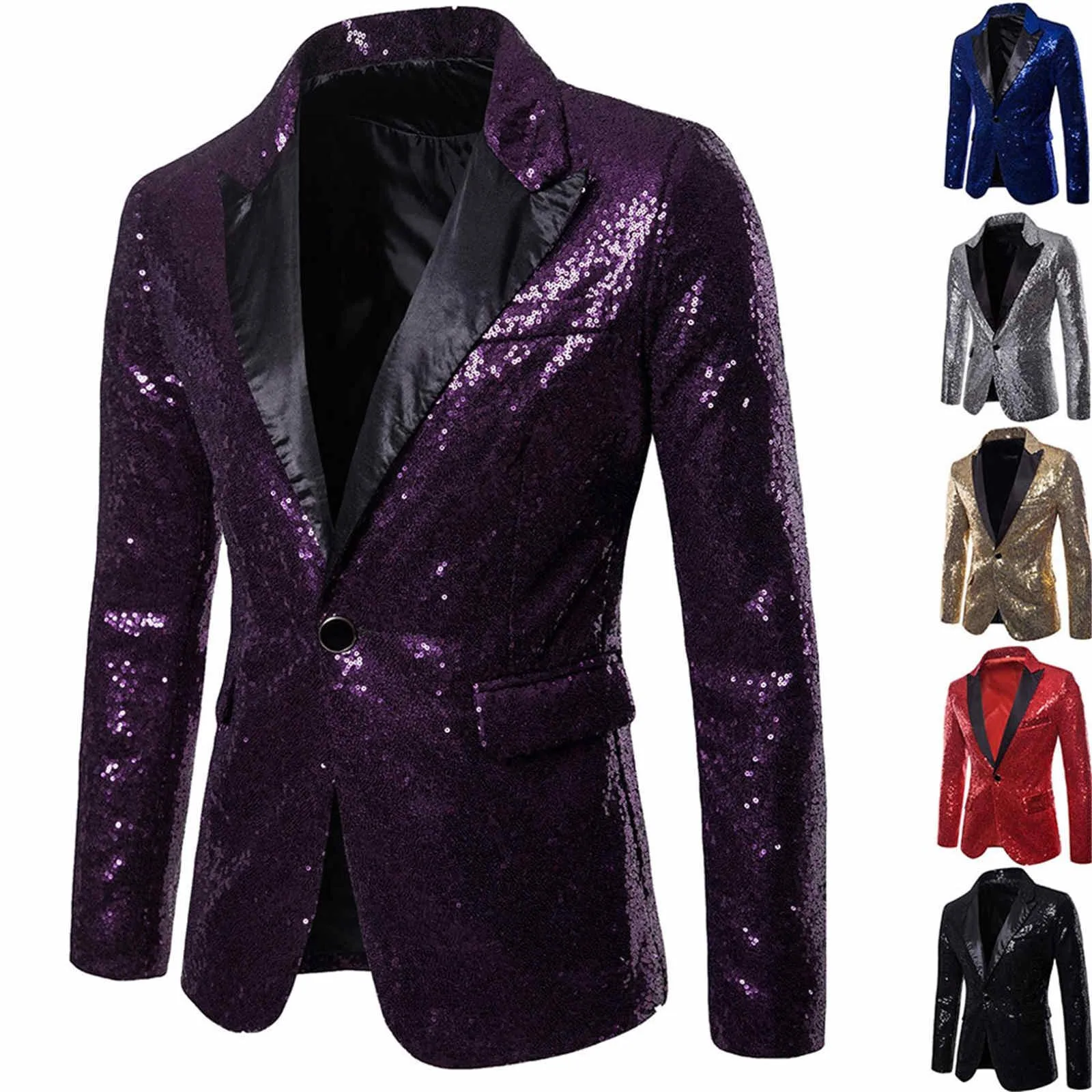 Men Blazer Banquet Wedding Blazer Party Bar Night Club Suit Men Coats Bright Suit Paisley Fashion men suits jackets