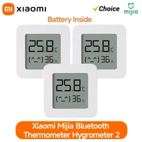 XIAOMI Thermometer 2 Mijia Electric Bluetooth Wireless Smart Hygrometer Thermometer Temperature Detection MI Mijia Home APP
