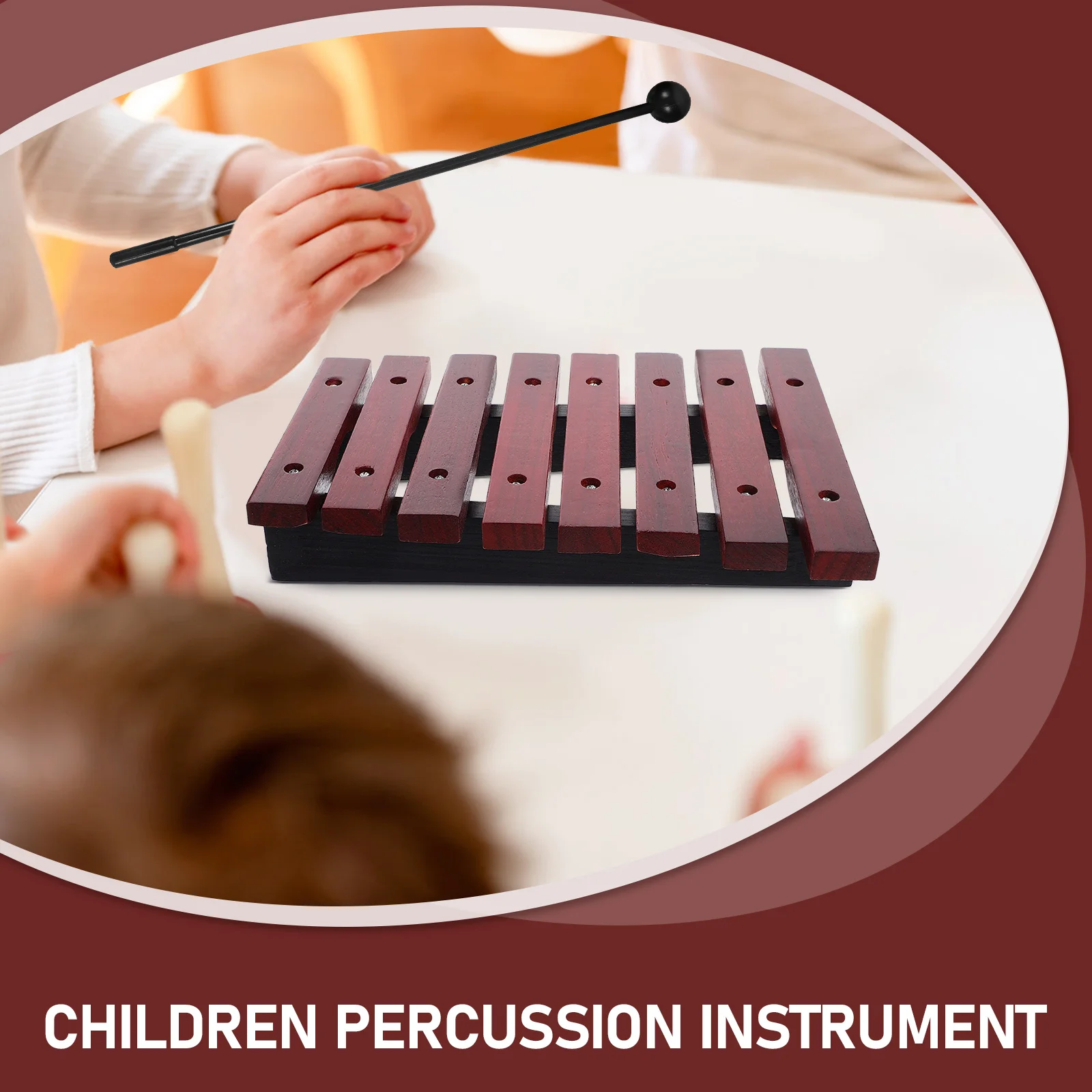 Percussion Xylophone Eight-note Piano Toys Sticks Hand Knocking Music Child