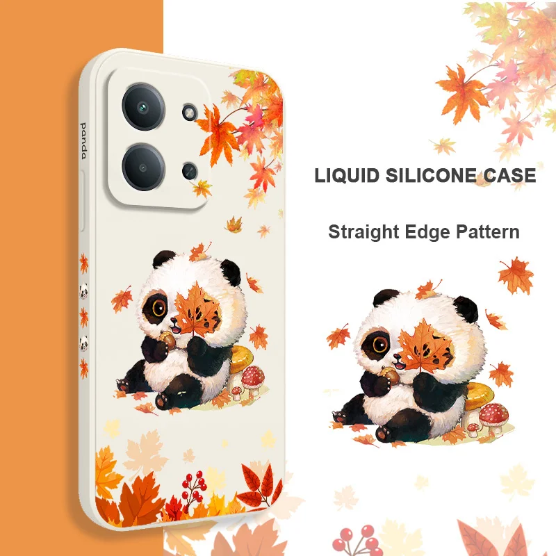 Panda-Themed Silicone Soft Phone Case