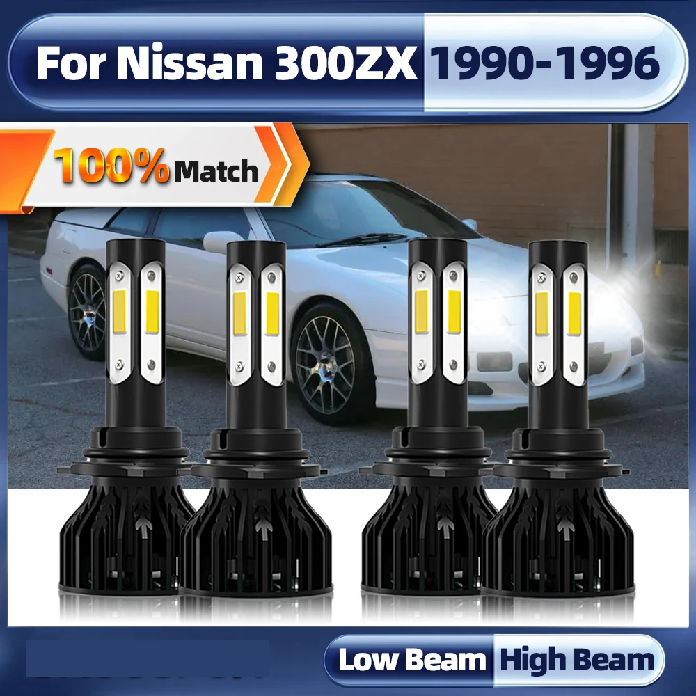 

Turbo Car LED Headlight 240W 40000LM 9005 HB3 9006 HB4 Car Light Bulbs For Nissan 300ZX 1990 1991 1992 1993 1994 1995 1996