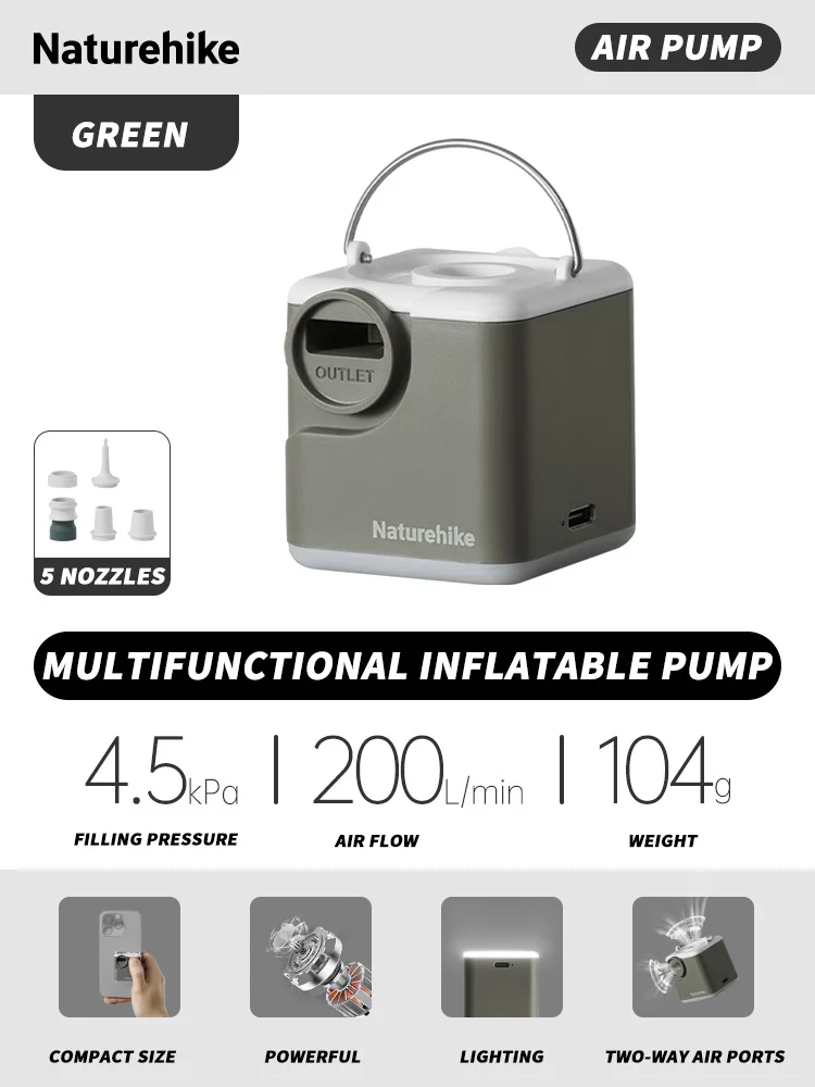 Naturehike نافخة/مضخة تفريغ نفخ ل وسادة قابلة للنف...