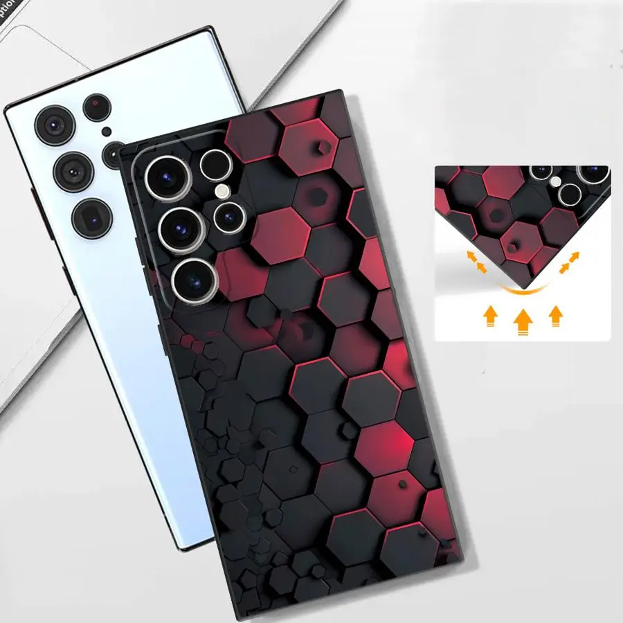 Carbon Fiber Silicone Phone Case - Sleek and Durable Protection