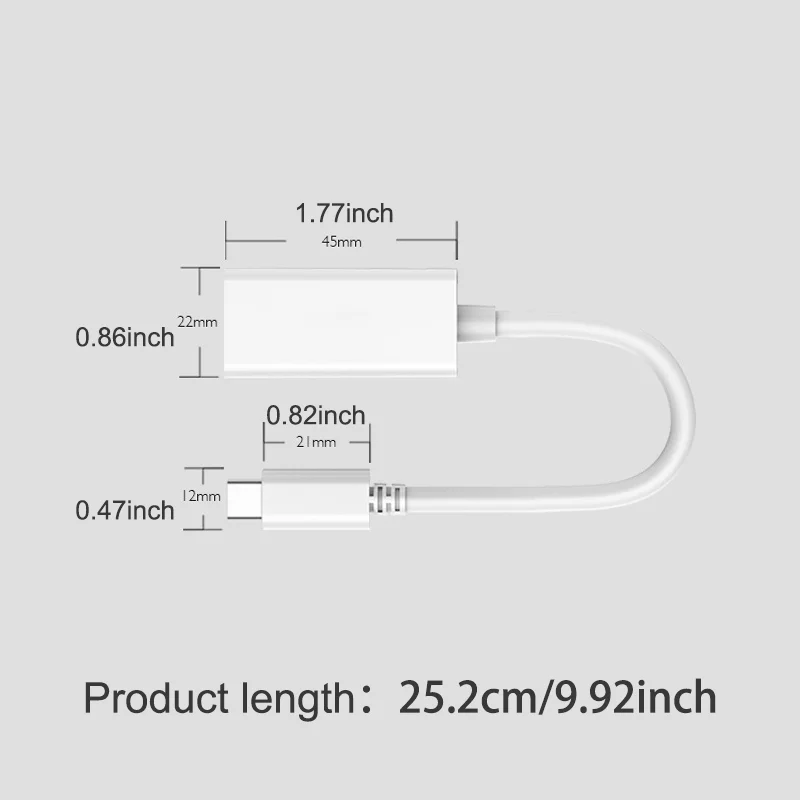 USB 타입 C to HDMI 호환 케이블 어댑터 HDTV 컨버터 케이블 (아이폰 15, 16, 17, 맥북 에어, 아이패드 프로, 삼성용)