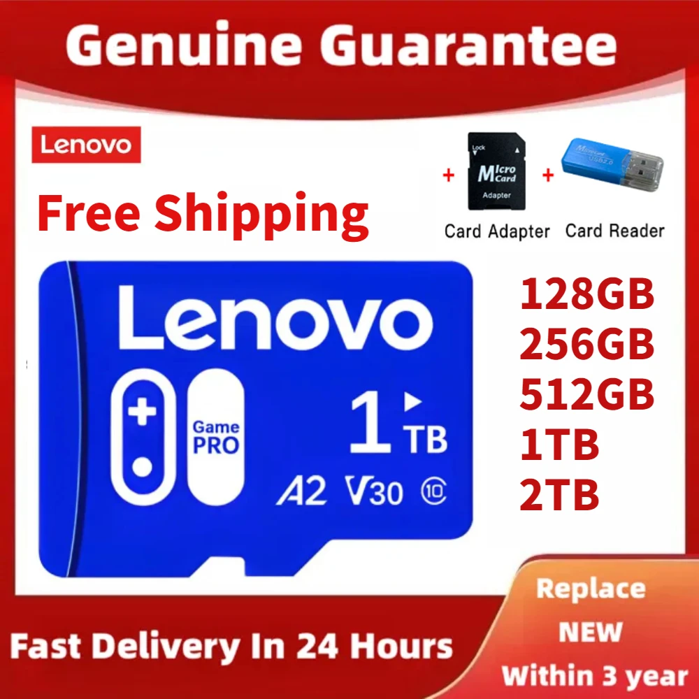 Lenovo 1Tb Micro Tf Sd Card Sd Card 128Gb Sd Memory Card Flash Memory Card Cartao De Memoria Per Steam Deck Xbox Nintendo Switch