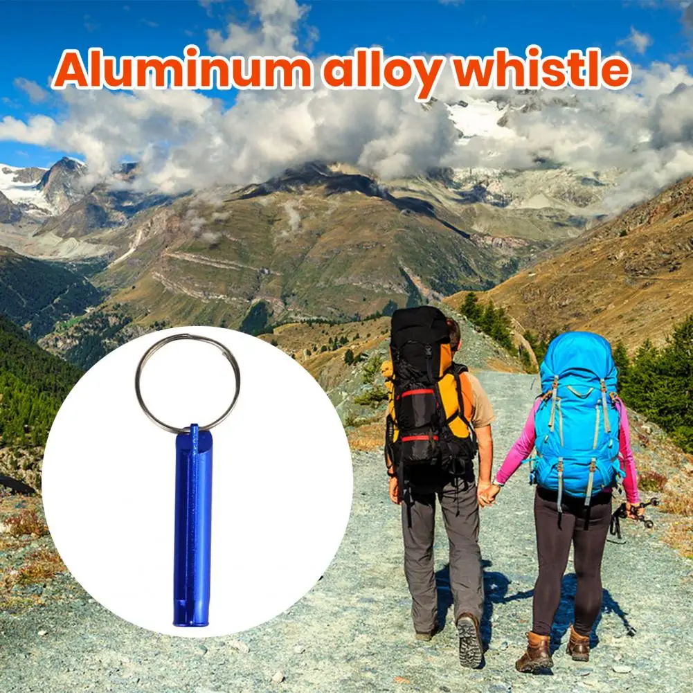

Practical Rustproof Wide Application Mini Keychain Training Whistles Aluminum Alloy Training Whistles School Supplies