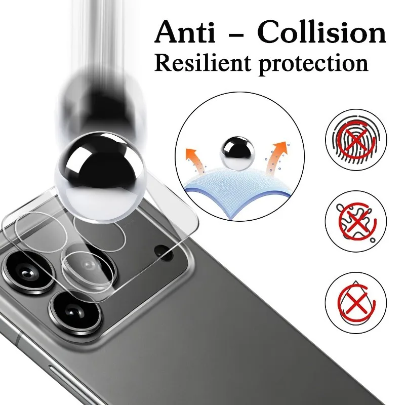 HD Clear Tempered Glass Lens Protectors - Anti-Scratch Camera Film