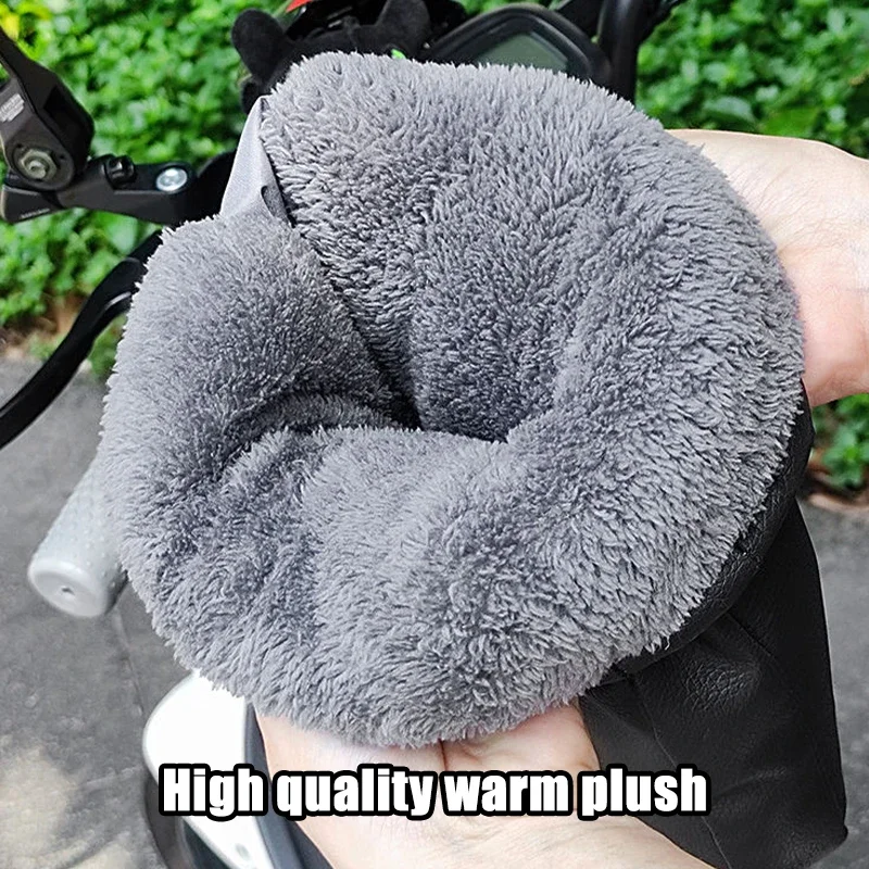Motorcycle Hand Muffs – Insulated Handlebar Covers for Winter, Windproof Waterproof Warmers, Fits Most Scooters & Motorbikes