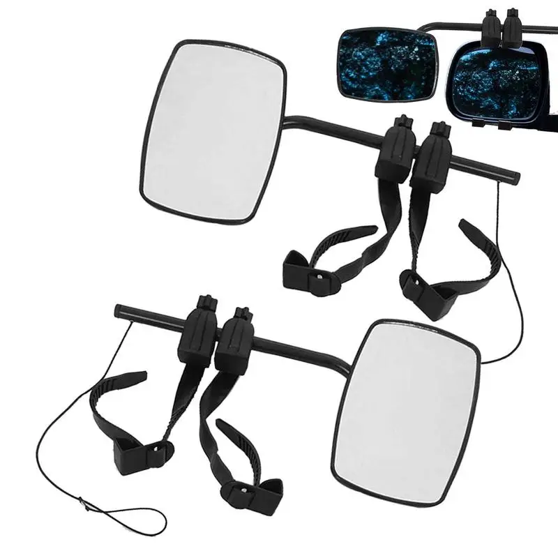 

Truck Mirror Extensions Clip-On Towing Mirrors Universal Towing Hitch Extended Mirrors Adjustable For Trailer Caravan Essentials