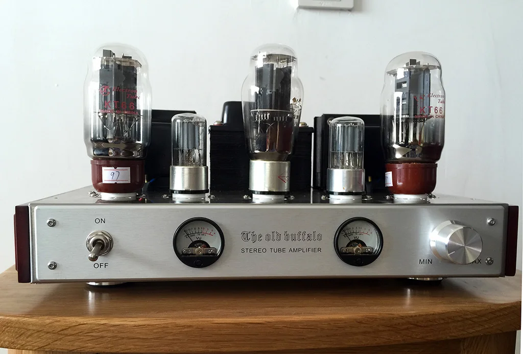 

Трубчатый усилитель OldBuffalo KT66, ламповый усилитель HIFI EXQUIS с УФ-метром