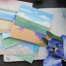 

15pcs painting moon visible during the day Design As Post Card Gift Greeting Cards Gift Card Party Invitation