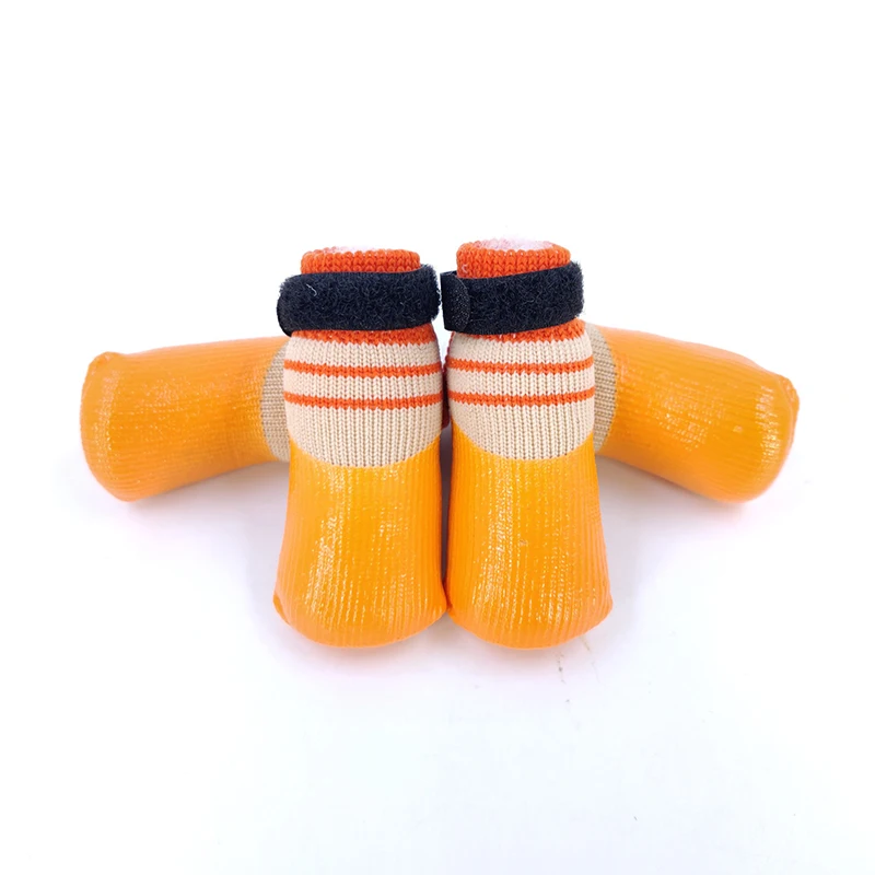 Title 22, Autumn Winter Pet Dog Shoes Socks 4Pcs/set Non-...