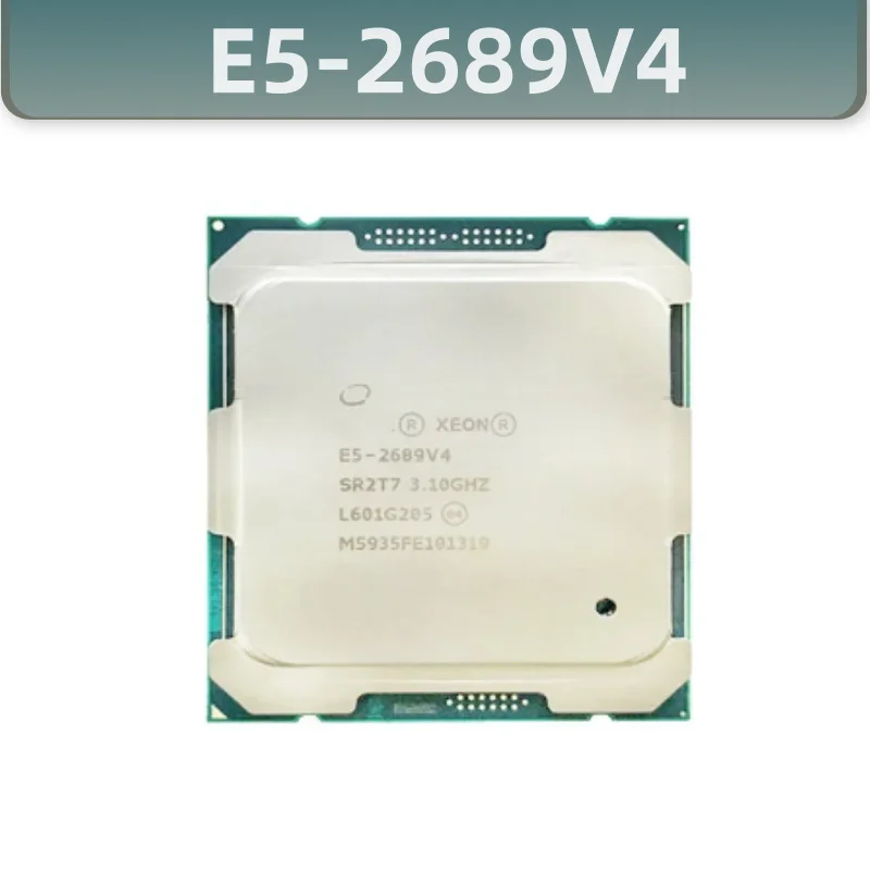 

Xeon E5-2689V4 3,10 GHz 10 Core 25MB Cache 165W LGA2011-3 SR2T7 CPU Процессор