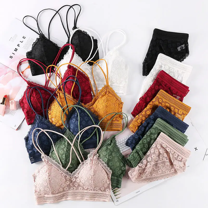 Women Lingerie push up bra Underwear Set Sexy Lace Lingerie Set Female Underwear Set Lace Bra