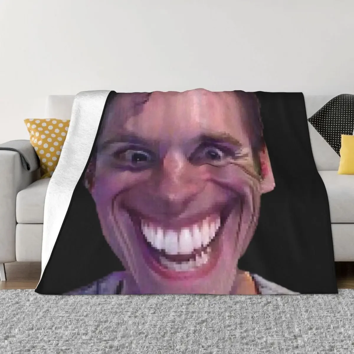 

SUS OMEGASUS OMG SUSGUY FACE!!! Throw Blanket Loose Blankets For Bed Camping Blankets