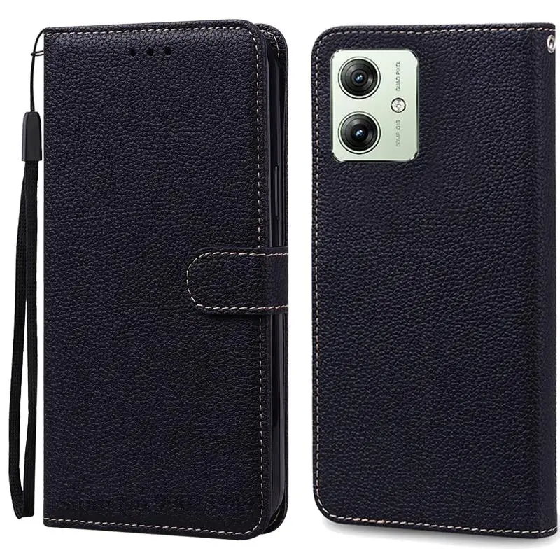 Elegant Silicone Leather Flip Wallet Case