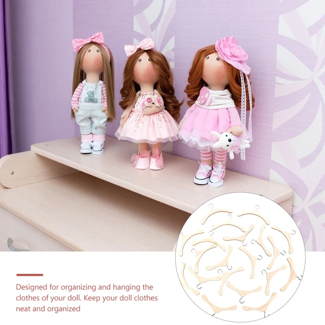 Doll Closet Wardrobe Doll Closet Doll Closet Wardrobe Clothing Organizer  For Girl Doll Clothes And Accessories Storage 