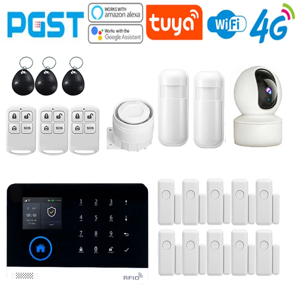 PGST-103 4G Home WiFi Intelligent Alarm System, Home Wireless
