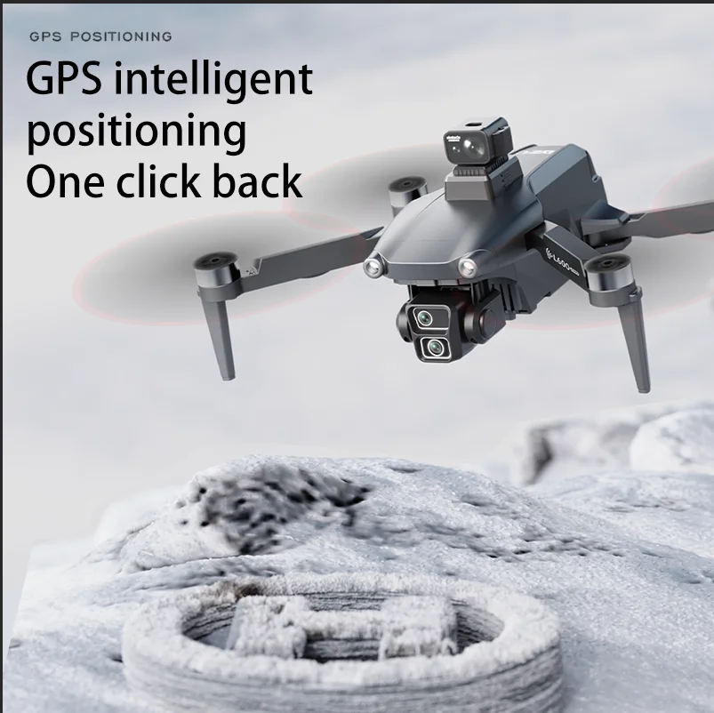 New L600-1 PRO MAX GPS Drone 5KM 4K Professional HD Dual Camera 360&deg; Laser Obstacle Avoidance Brushless Quadcopter Toy Gift drone quadcopter