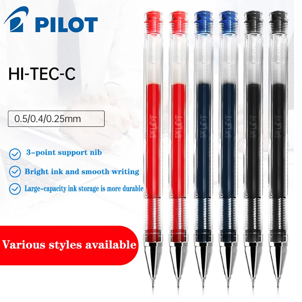 1JapanPilotGelPenHITECCGelSteelBallpointPenQuickDryand