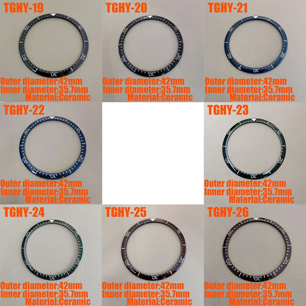 Watch-Bezel-42mm-35-7mm-TAG-Sloping-No-Luminous-Ceramic-Bezel-Insert ...