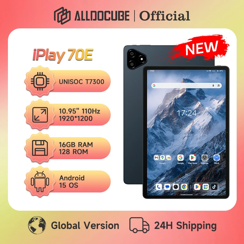 ALLDOCUBE iPlay 70E Unisoc T7300 10.95インチ 110Hzディスプレイ