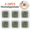 3-10PCS Humidity Sensor Mini Temperature Measurement Instruments with Magnetic Suction Temperature Tester Gauge Household Use 1