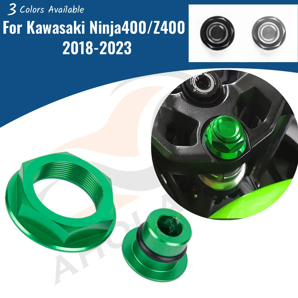 Ninja400Z400SteeringStemTopYokeNutForKawasakiNinjaZ4002018
