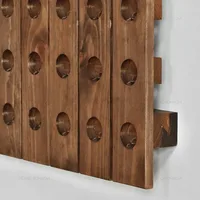 Solid Wood Wall Mounted Wine Racks