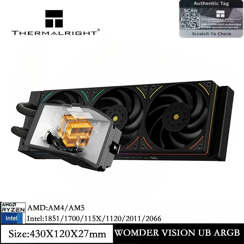 Thermalright Wonder Vision 360 UB ARGB Black CPU Water