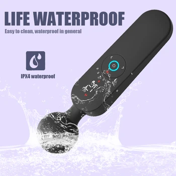 AV Vibrator Smart Heating Magic Wand 72 Modes Digital Display G-Spot Clitoris Stimulator Sex Toys for Women Female Masturbator 4