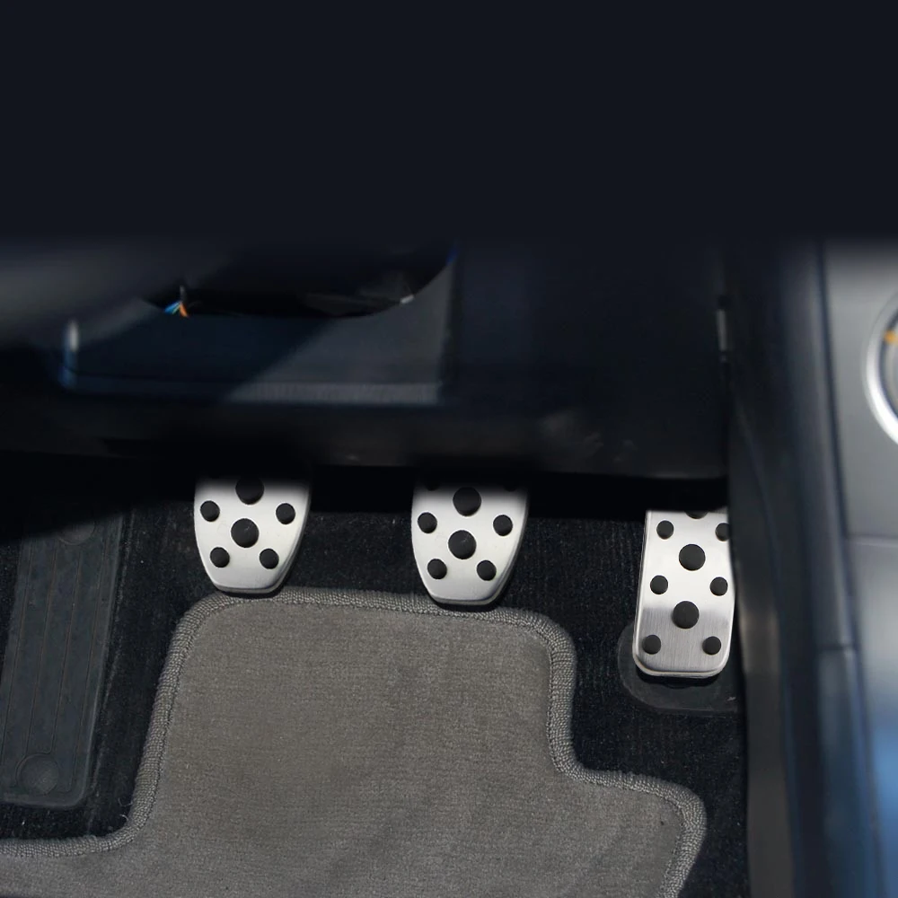 Stainless Steel Auto Pedal Cover for Subaru XV 2012-Forester 2006-Impreza 2006 2015 AT MT Car Pedals Pads Case car pedals pedal cover stainless steel pedal cover