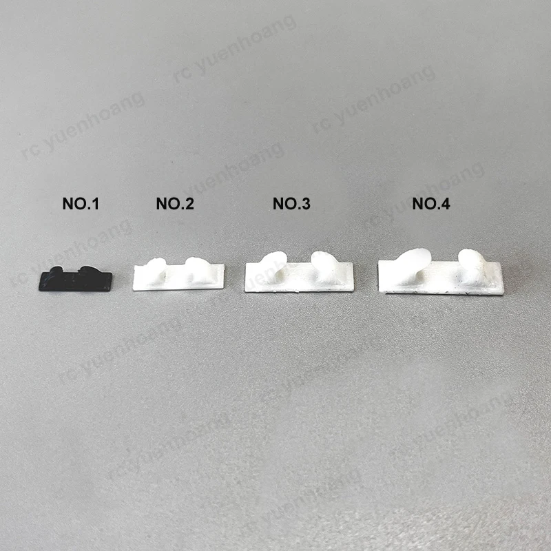 RC 시뮬레이션 보트 DIY 수지 인쇄 페어 리드 가이드 후크 와이어 케이블 포스트 로프 후크, 18x5x5mm 15x4.5x4.5mm 12x3.5x3.5mm, 10 피스