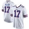 New Arriavl Summer MenJosh Allen Buffalo Bills  Team Game Player No.17 Quick Drying Women Men T-Shirt Adult/ KID Jerseys Kit Top 4