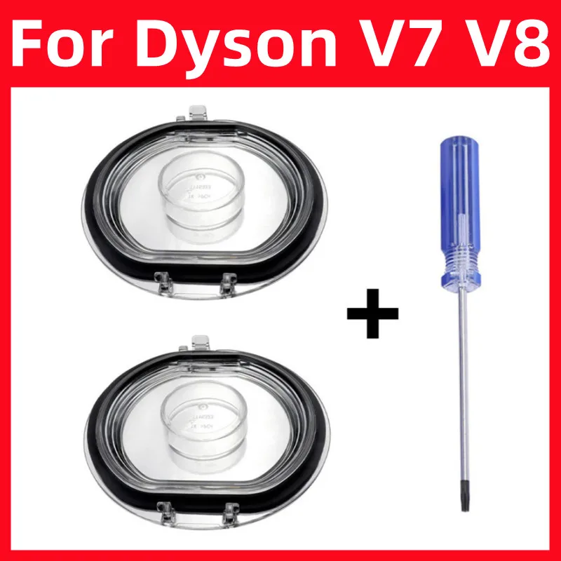 Dust Bin Base Lid For Dyson V7 V8 Robotic Vacuum Cleaner Bottom Bin Lid Cordless Vacuum Bin Base