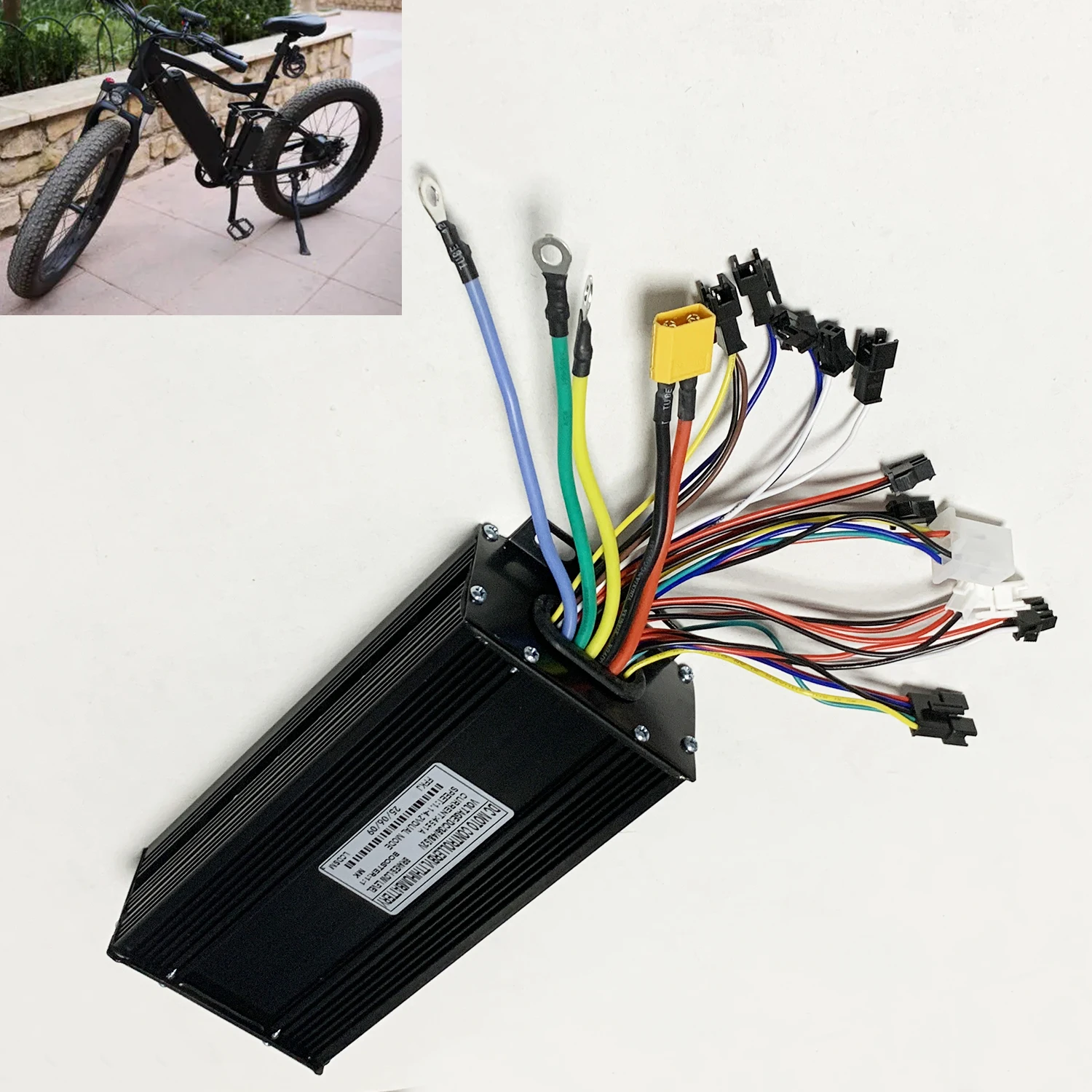 36V/48V/52V E-bike 45A 1500W 2000W 2500W Controller brushless a onda sinusoidale a tre modalità per scooter triciclo strumento protocollo No.2 - immagine 2