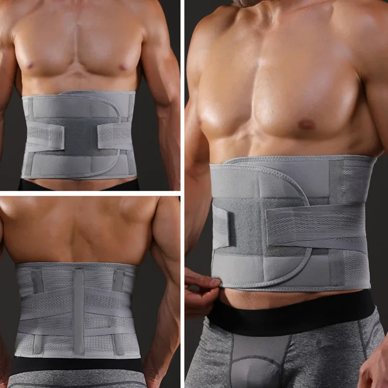 Adjustable Back Braces Waist Belt Men Women Work Lower Back Pain Relief Breathable Anti-skid Spine Lumbar Support Belt