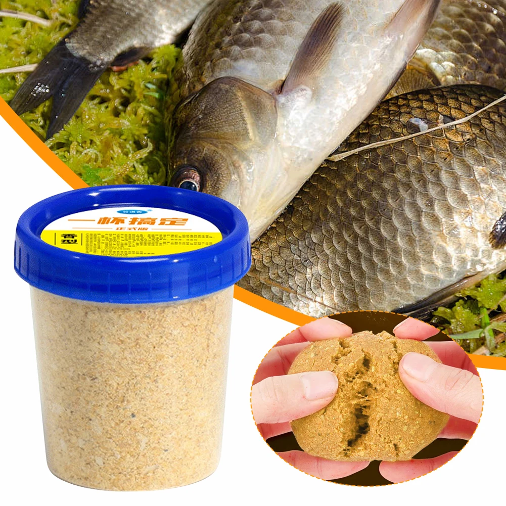 Powdery Composite Bait Efficient Attraction Stir Powdery Lure Fishing Attractant Bait for Carp Grass Carp Crucian Fishing