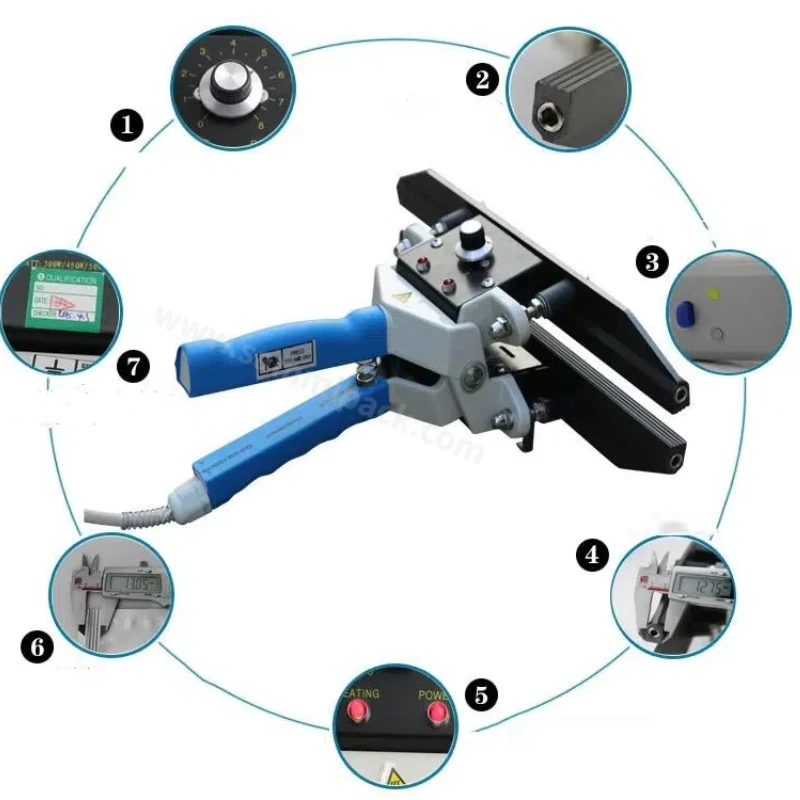 FKR-400 Hand Operated Pliers Sealing Machine Impulse Heat Sealer 3