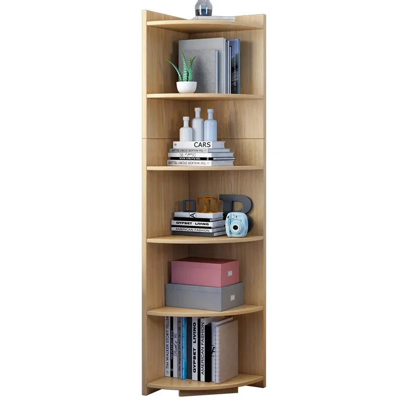 

Simple Book Shelf Creative Corner Children's Room Rack Multi-layer Classification Storage Shelves Safety Material Book Cabinet