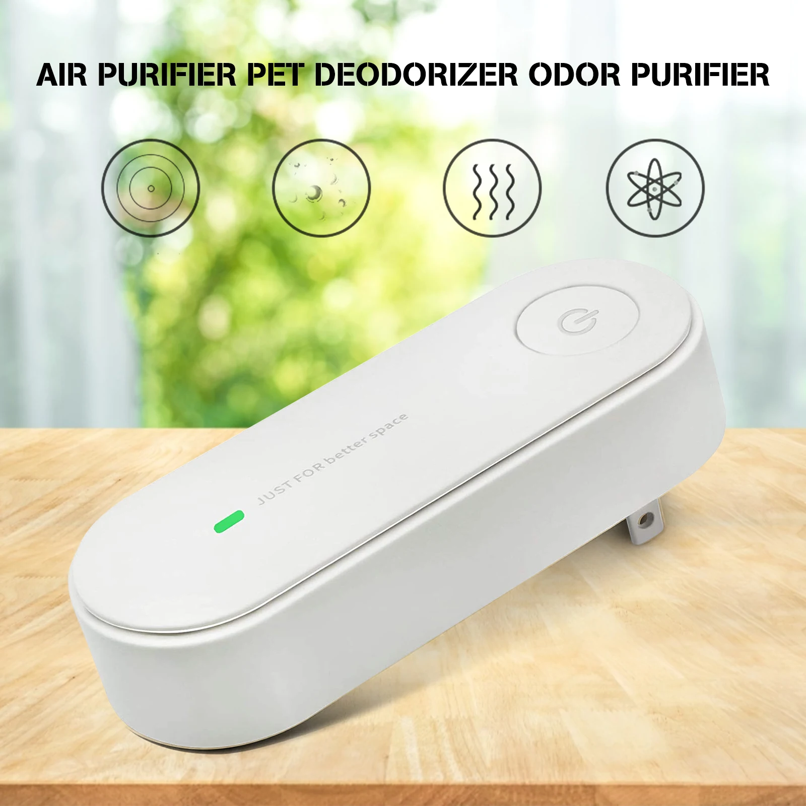 Smart Air Purifier Odor Purifier Pet Deodorizer Kitchen Odor Purifier Smoke Smell Removal Household Products xiaomi mijia negative ion air purifier odor deodorizer durable remove dust smoke removal formaldehyde removal household use