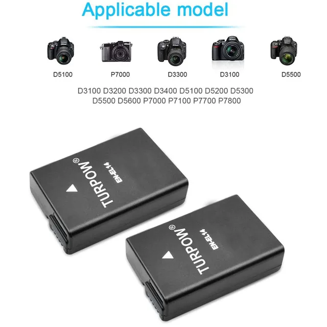 En El14 Battery Nikon D3500 Camera Battery Charger Simpex 3000mAh