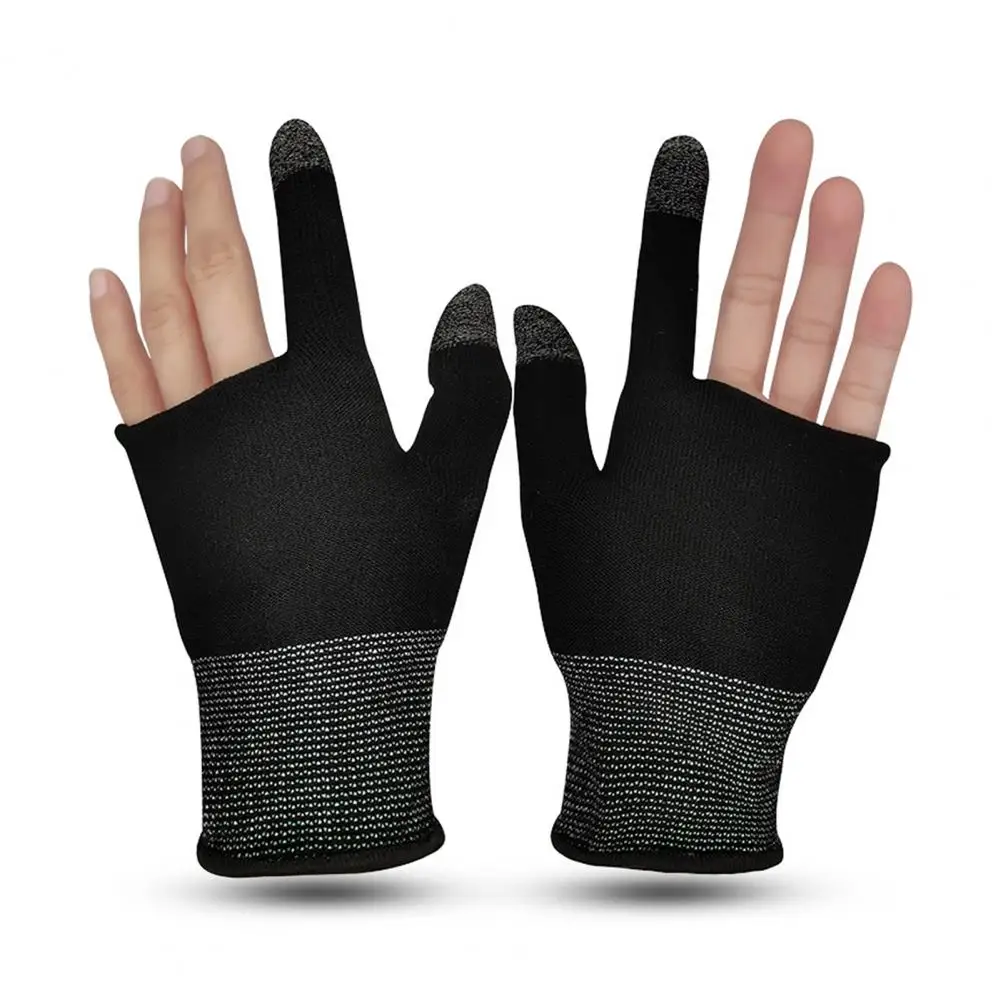 XENCELABS, Artist Glove, Drawing Glove Left Right Hand for Drawing Tablet,  2 Finger Glove for Drawing, Black Size S