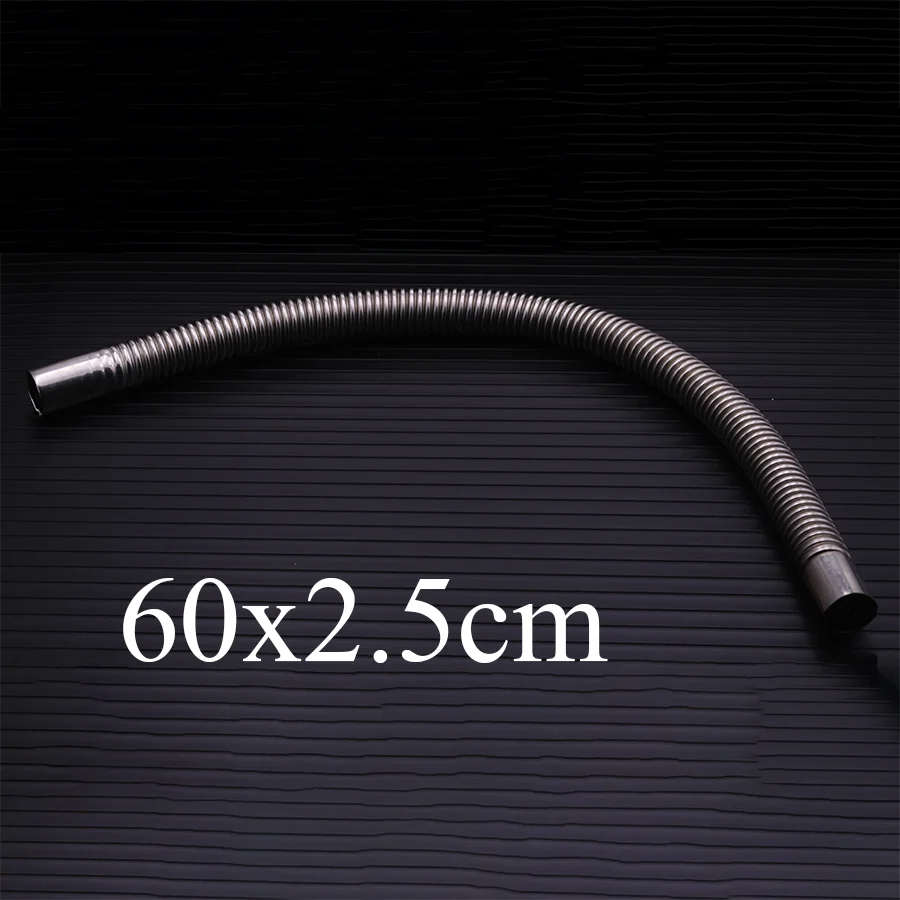 Wooeight Car Truck Heater Tubo Di Scarico 25Mm Air Diesel Heater Tubo Di Scarico Tubo In Acciaio Inossidabile Per Webasto Eberspacher