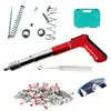 Air Nailer Compact Pneumatic Nailer Manual Nail Machine With 100 Nails 5 Gears Fastening Tool For Red Brick Walls Concrete Walls 1