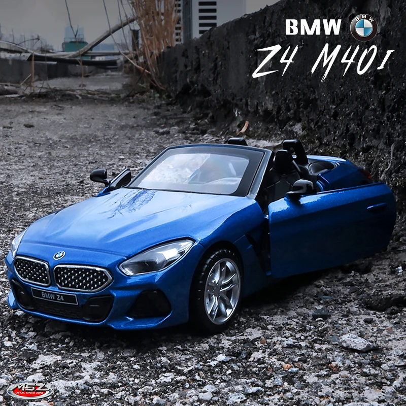 MSZ 1:30 New Style BMW Z4 M40i Alloy Model Diecasts Metal Toy Vehicles Car Model High Simulation Collection Childrens Toy Gift