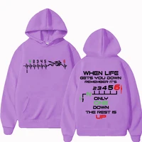 New 1N23456 Motorcycle Gear Biker Heartbeat Hoodies For Women Men Autumn And Winter Casual Sports Ladies Hoodie Tops - Image 5